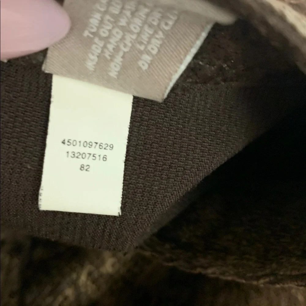 Chico's Dark Brown Metallic Jacket Sz 2 $119 - Picture 9 of 11